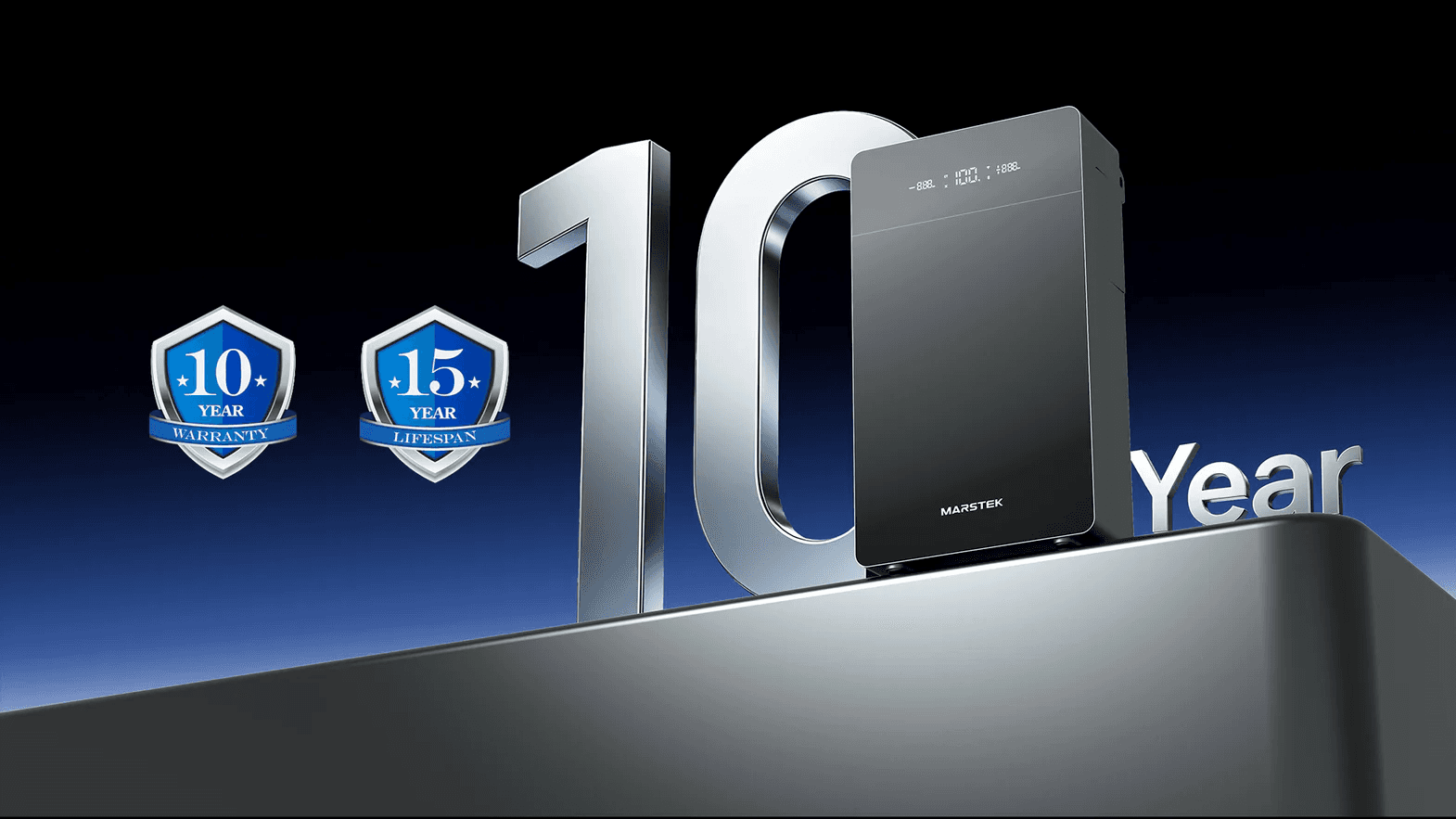 Venus E MAX 10-year warranty